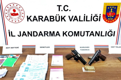 Karabük'te tefecilik operasyonu: 2 gözaltı