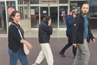 Aydın'da yaşından büyük cezası olan kadın hırsız kameraları görünce yüzünü gizlemeye çalıştı