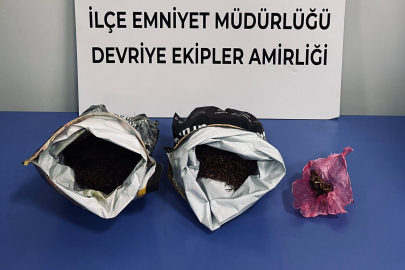 Kocaeli'de polisin şüphe üzerine durdurduğu şahısların üzerinden uyuşturucu çıktı