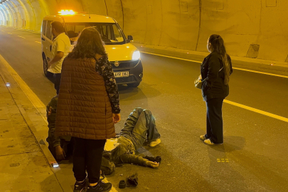Zonguldak Alaplı'da tünelde trafik kazası: 1 yaralı