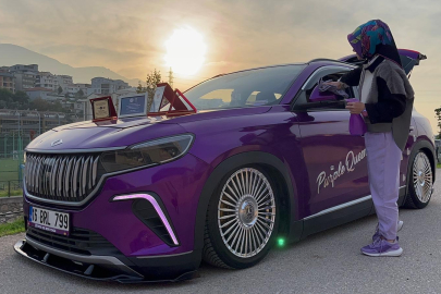 Bursa'da mor rengi tutkusu hayatına yansıdı! Anahtardan otomobile...