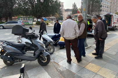 Çorum’da otomobil ile motosiklet çarpıştı: 1 yaralı