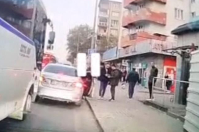 Bursa'da trafikte yol verme tartışması! 'Polislere selam söyleyin'