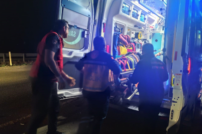 Çorum'da takla atan otomobil hurdaya döndü: 1 yaralı