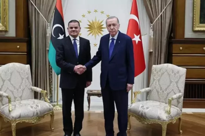 Cumhurbaşkanı Erdoğan, Libya Başbakanı Dibeybe ile görüştü
