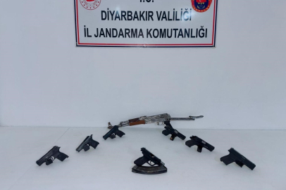Diyarbakır'da ruhsatsız silah operasyonu