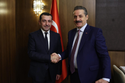 Faruk Çelik, Gürcistan heyetini TBMM’de ağırladı