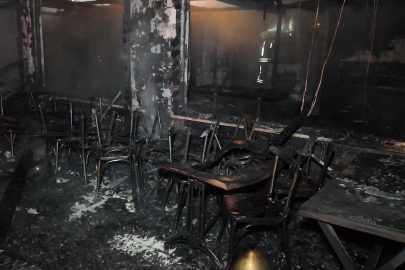 İstanbul Beykoz'da şömineden çıkan yangın restoranı küle çevirdi