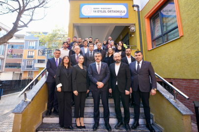 Milli Eğitim Bakanı Yusuf Tekin'ten Bursa'da okul ziyareti