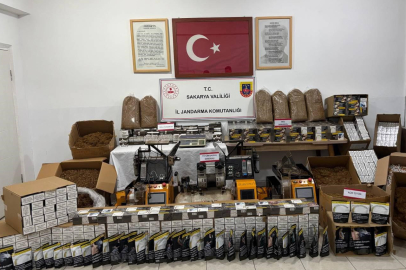 Sakarya'da 151 bin boş, 16 bin dolu makaron ele geçirildi