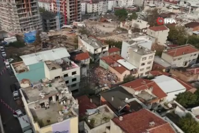 Bursa Yıldırım'da kentsel dönüşüm için yıkım başladı!