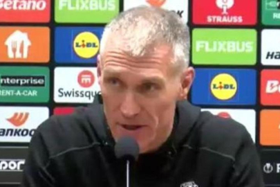 Victoria Plzen cephesinden maç sonu beklenmedik pankart açıklaması: Şaka!