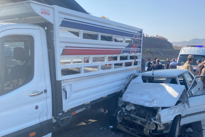 Bingöl Solhan’da trafik kazası: 1 ölü, 3 yaralı