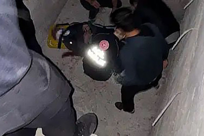 Siirt'te asansör boşluğuna düşen şahıs ağır yaralandı