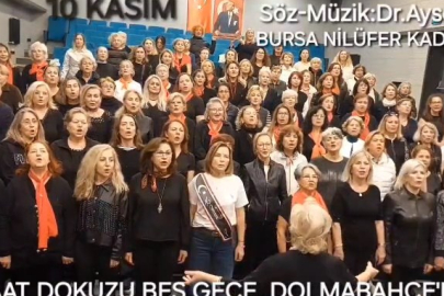 Bursa'da hiç müzik eğitimi almayan 175 kadın, Ata’yı kendi besteledikleri şarkıyla anacak