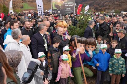 Bursa Gürsu tek yürek oldu, binlerce fidanla doldu