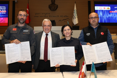 Bursa Nilüfer'de afetlere karşı güç birliği