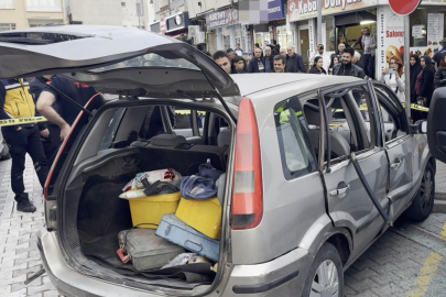 Aksaray'da araçtaki piknik tüpü bomba gibi patladı: 1 yaralı