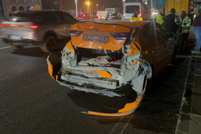 Ankara’da 5 araçlı zincirleme kaza: 1 yaralı