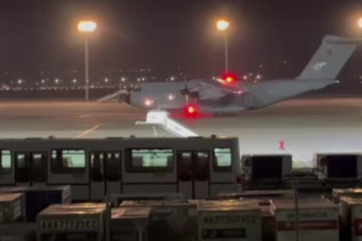 Gürcistan'da şehit düşen 20 askerin naaşlarını taşıyan uçak Türkiye'ye hareket etti