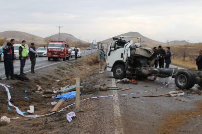 Kayseri’de aynı yolda 2 kaza: 1 ölü, 2 yaralı