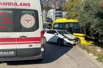 Bursa'da izne gelen uzman çavuş trafik kazasında yaralandı