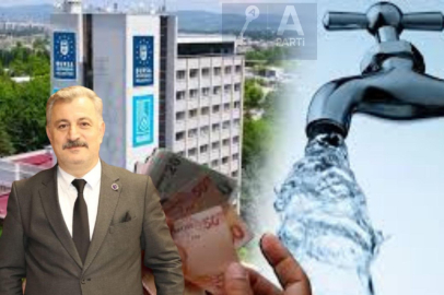 Bursa'daki su zammına bir tepki de Anahtar Parti'den!