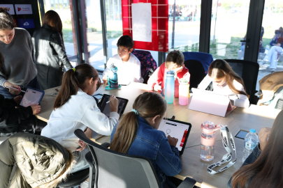 Bursa Nilüfer’de çocuklar animasyonun temellerini öğrendi