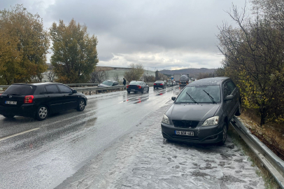 Çorum’da dolu yağışı kazaya neden oldu: 10 yaralı