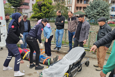 Kastamonu'da kasksız motosiklet sürücüsü kazada yaralandı