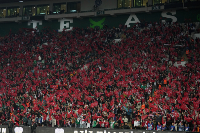 Bursa'daki milli maça büyük ilgi!