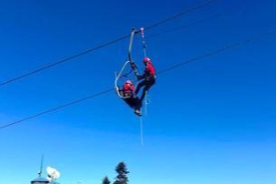 JAK ekiplerinden Bursa'da teleferik tatbikatı
