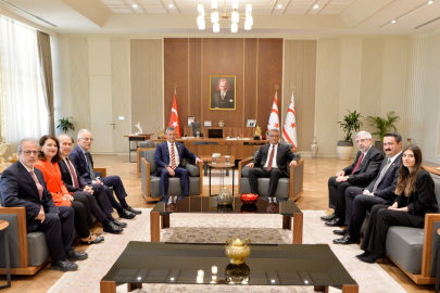 Özgür Özel, KKTC Cumhurbaşkanı Erhürman'ı ziyaret etti