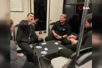 Bursa'da metroda şaşırtan görüntü!