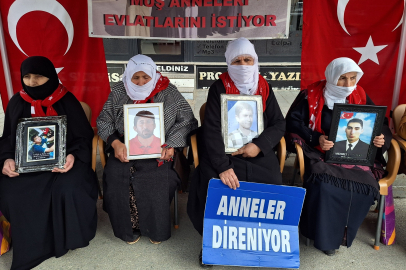 Muş'ta evlat nöbetindeki ailelerden 'teslim olsun' çağrısı