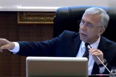 Mansur Yavaş toplantıda küplere bindi: Bağırma lan ne bağırıyorsun!