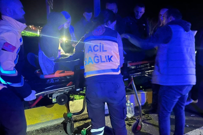 Tekirdağ Muratlı çevreyolunda iki araç çarpıştı: 2 yaralı