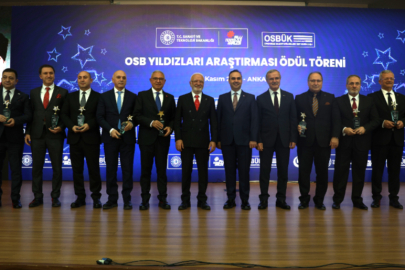 OSB Yıldızları Ödül Töreninde Bursa OSB firmalarına ödül yağdı…