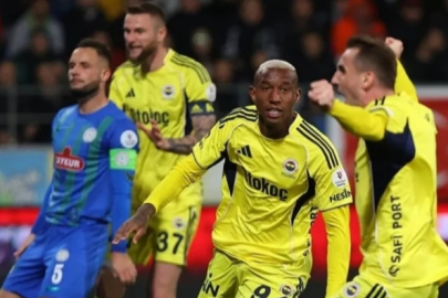 Fenerbahçe'den gol yağmuru: Rizespor 2-5 Fenerbahçe