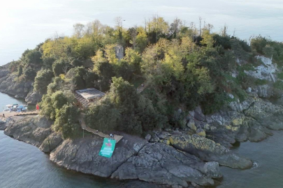 Giresun Adası'nda, Alperen Şengün'e onur posteri