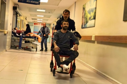 Bursa'da korkunç kaza! Testereyle odun keserken ayak parmağı koptu...