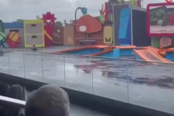 Brezilya’da motosiklet gösterisi sırasında rampaya çarpan sürücü öldü