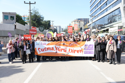 Bursa Nilüfer’de kadınlardan şiddete karşı ortak ses: “Susma, yürü, diren”