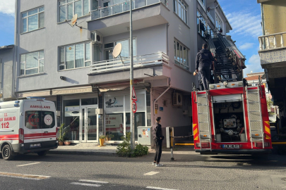 Tekirdağ'da ocak açık unutuldu, ekipler eve pencereden girdi