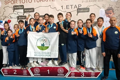 Türkiye Yıldızlar Ligi’nde madalyalar Osmangazi’ye yağdı