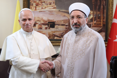 Diyanet İşleri Başkanı Arpaguş, Papa 14. Leo ile görüştü