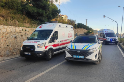 Aydın'da motosiklet refüje çarptı: 1 ölü, 1 yaralı