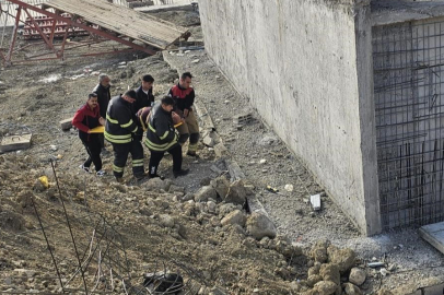 Hatay Defne'de inşaat temeline düşen şahıs yaralandı
