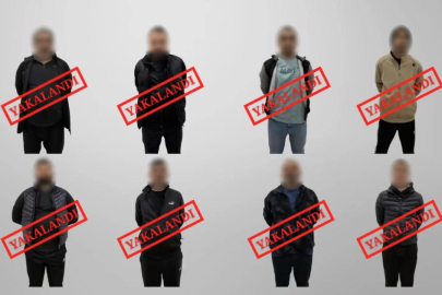 Kırmızı bültenle ve ulusal seviyede aranan 8 suçlu Türkiye'ye getirildi