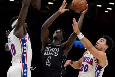 Philadelphia 76ers, Brooklyn Nets'i 12 sayı farkla geçti: